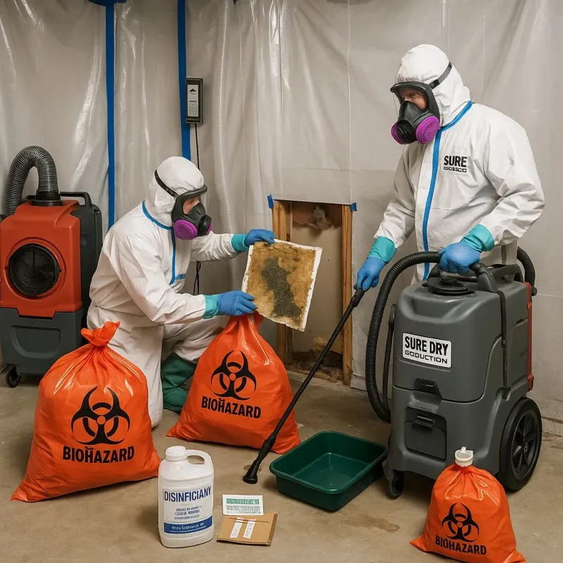 Contaminated Water Handling Protocols process in Logan County, ND