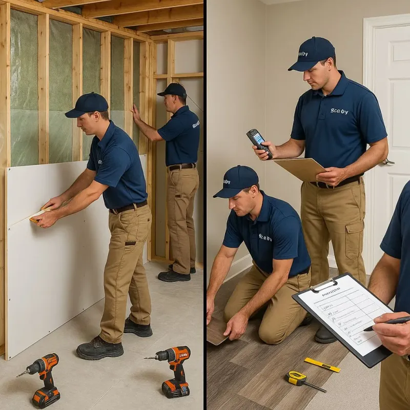 Repairs and Reconstruction process in Logan County, ND